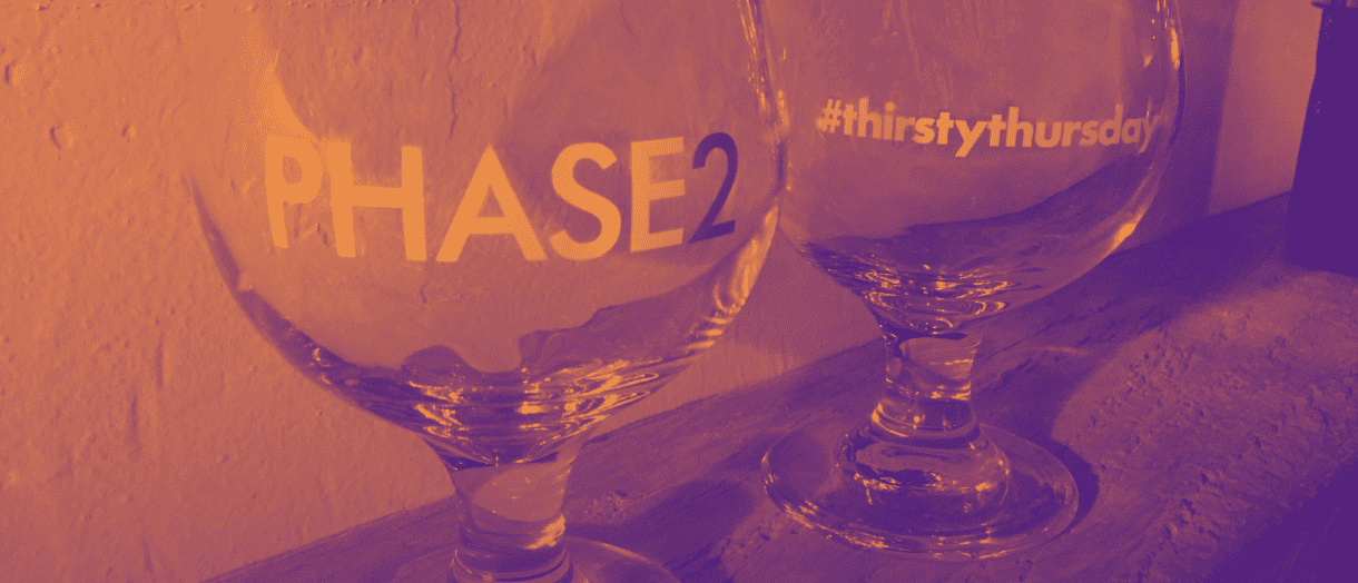 Phase 2 Thirsty Thursday Beer Glasses