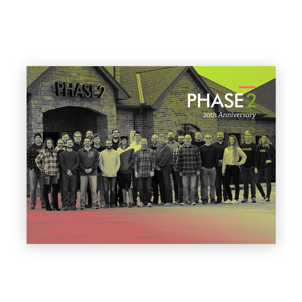 Phase 2 20 year anniversary Team Picture